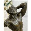 Image 1 : Original Signed Bronze Male Torso Sculpture