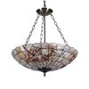 Image 2 : Mosaic Style Dragonfly Seashell Ceiling Light