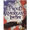 Image 1 : Proud Americans Metal Pub Bar Sign