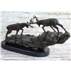 Image 2 : After Barye, Fighting Stags Bronze Sculpture