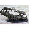 Image 3 : After Barye, Fighting Stags Bronze Sculpture