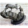 Image 5 : After Barye, Fighting Stags Bronze Sculpture