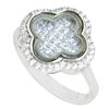 Image 1 : 2.94ct White Topaz Sterling Ring