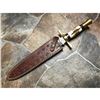 Image 2 : Custom Damascus Steel Stag Horn Hunting Knife