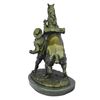 Image 4 : Cowboy With Rearing Horse Bronze Sculpture