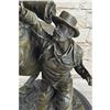 Image 5 : Cowboy With Rearing Horse Bronze Sculpture