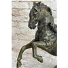 Image 6 : Cowboy With Rearing Horse Bronze Sculpture