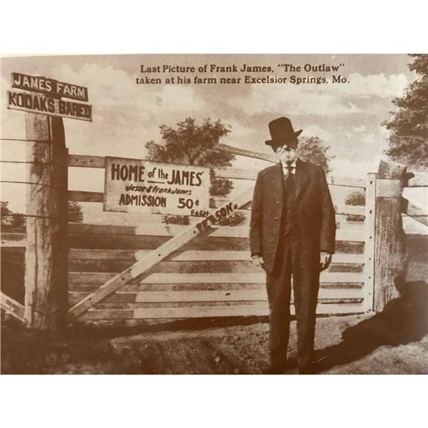 Western Outlaw Frank James Photo Print