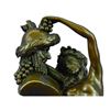Image 3 : Classical Maiden With Grapes Bronze Sculpture