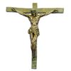 Image 1 : Large Signed Bronze Wall Mount Jesus on Cross