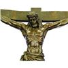 Image 2 : Large Signed Bronze Wall Mount Jesus on Cross