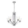 Image 1 : Modern Style Chrome Finish Chandelier