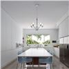 Image 3 : Modern Style Chrome Finish Chandelier