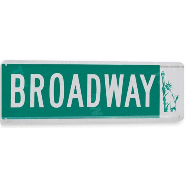 Broadway New York Metal Street Sign