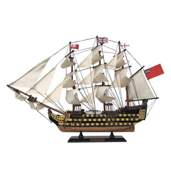 Wooden HMS Victory Tall Model Ship