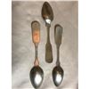 Image 2 : Group of 18th, 19thc Coin Silver Spoons