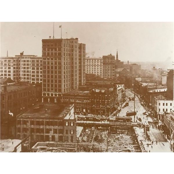 Early 1900's Five Points Atlanta Georgia Photo Print