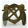 Image 1 : Antique Art Nouveau Brass Car Design Frame