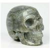 Image 2 : Carved Labroadorite Gemstone Skeleton Skull