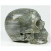 Image 3 : Carved Labroadorite Gemstone Skeleton Skull