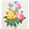 Image 1 : After Pierre-Jospeh Redoute, Floral Print, #127 Rose