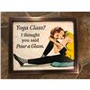 Image 3 : Yoga Class Vintage Style Framed Lithograph