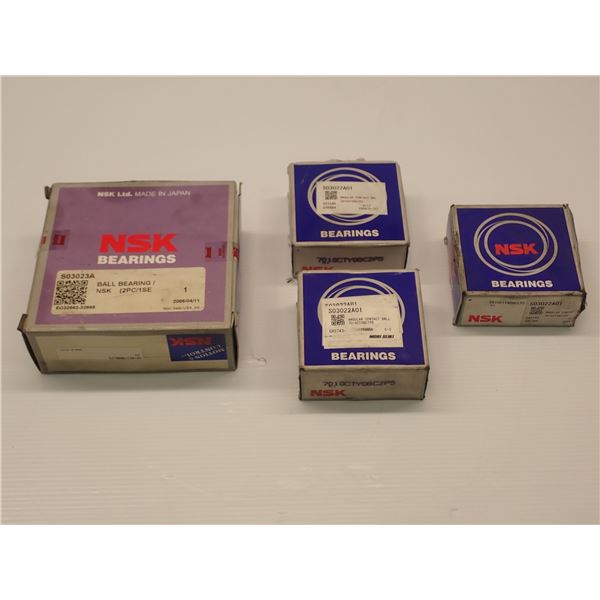 Lot Of (4) NSK Bearings