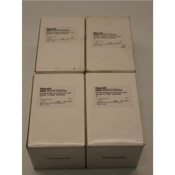 (4) Rexroth # MNR R074123030 Bushings