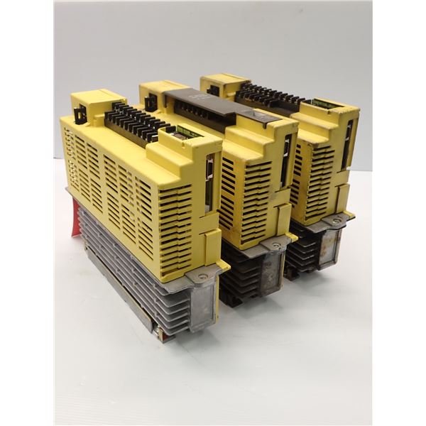 (3) Fanuc # A06B-6066-H006 Servo Amplifiers