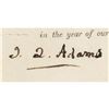 Image 2 : John Quincy Adams Document Signed as President