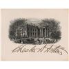 Image 1 : Chester A. Arthur Signed White House Engraving