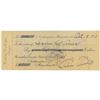 Image 1 : Calvin Coolidge Signed Check