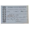 Image 1 : August Belmont Document Signed
