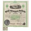 Image 1 : Henry G. Blasdel Signed State of Nevada 1867 Bond