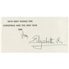 Image 2 : Elizabeth, Queen Mother Signed Christmas Card