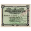 Image 1 : Strong & Green Cycle Mfg. Co. Stock Certificate