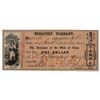 Image 1 : Civil War Treasury Warrant ($1)
