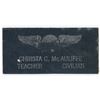 Image 1 : Christa McAuliffe NASA Name Patch