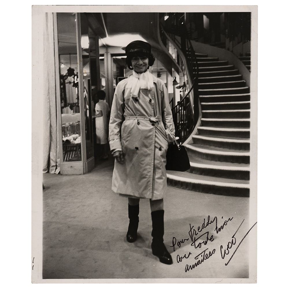 Coco Chanel Signed Photograph