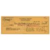 Image 1 : Walt Disney Signed Check