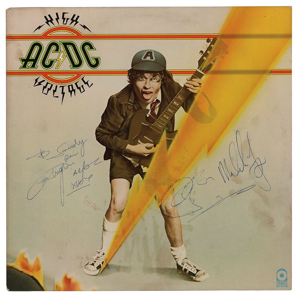 AC/DC Signed Album