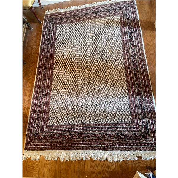 Area Rug with Fringe 9'L x 6'W