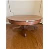Image 1 : Round Wood Coffee Table 42" Diameter 19" High