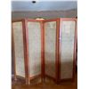 Image 1 : Four Panel Wicker Room Divider 66" Long x 66" High
