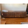 Image 1 : 6 Drawer Dresser x2 (One has Small Extension) No Mirrors 48"w x 16.5"d x 29"h