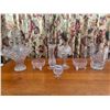 Image 2 : Crystal Basket, Pitcher, Bowls x2, Candle Holder