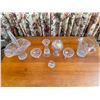 Image 3 : Crystal Basket, Pitcher, Bowls x2, Candle Holder