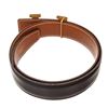 Image 4 : Hermes Black Leather Constance 65cm Belt