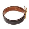Image 5 : Hermes Black Leather Constance 65cm Belt