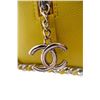 Image 8 : Chanel Yellow Quilted Leather Chain Around Bowler Bag